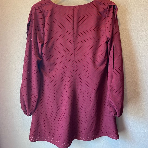 Candie’s Burgundy Dress - Picture 2 of 6
